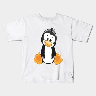 Penguin Cute Kawaii Cartoon Kids T-Shirt